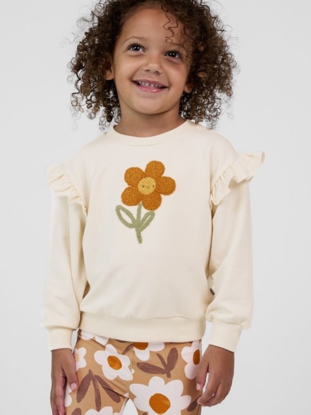 Girls Bamboo Little Sleepies Play Daisy Top